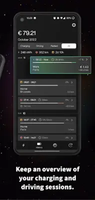 EEVEE - Track charging costs android App screenshot 1